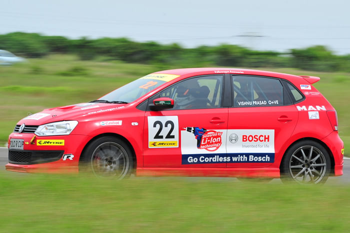 Vishnu Prasad is the 2011 VW Polo-R Cup champion  