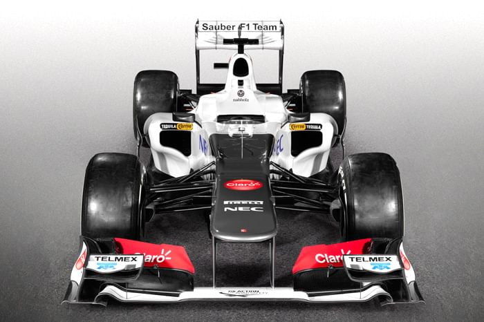 Sauber unveils its 2012 F1 car