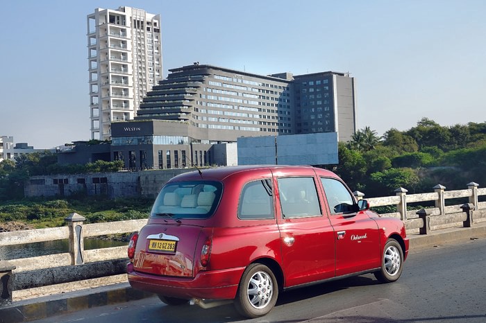 Driving London's iconic taxi in India