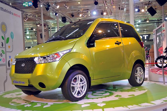Mahindra electric car to be called E2O; coming this year.   