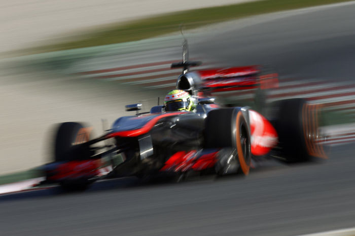 Perez fastest on Barcelona day two
