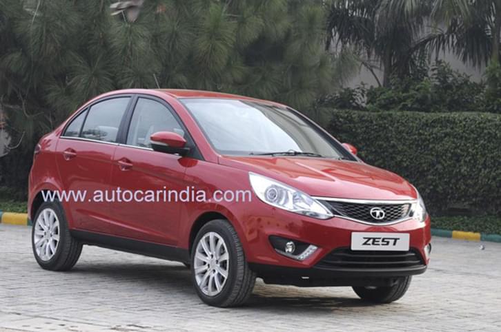 Tata Zest compact sedan first look review Tata Zest compact sedan first look review