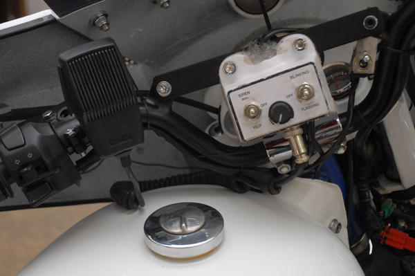 A close look at the Hi-tech Police Motorcycle prototype A close look at the Hi-tech Police Motorcycle prototype