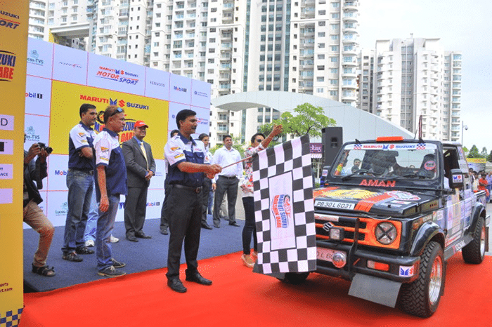 Maruti Suzuki Dakshin Dare flagged off