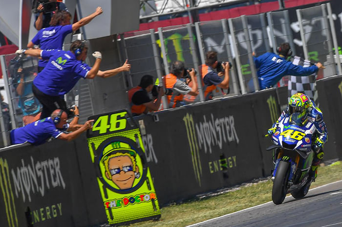MotoGP: Rossi beats Marquez, Lorenzo taken out