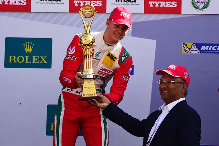 Mick Shumacher takes MRF Challenge points' lead