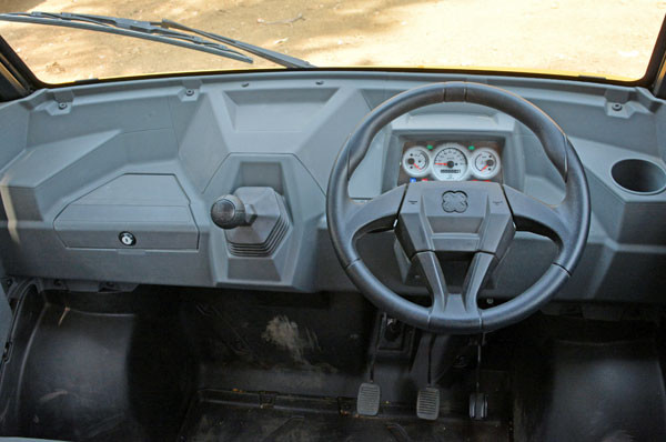 Driving experience in the Eicher Polaris Multix Driving experience in the Eicher Polaris Multix