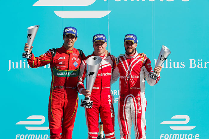 Mahindra takes maiden Formula E win in Berlin