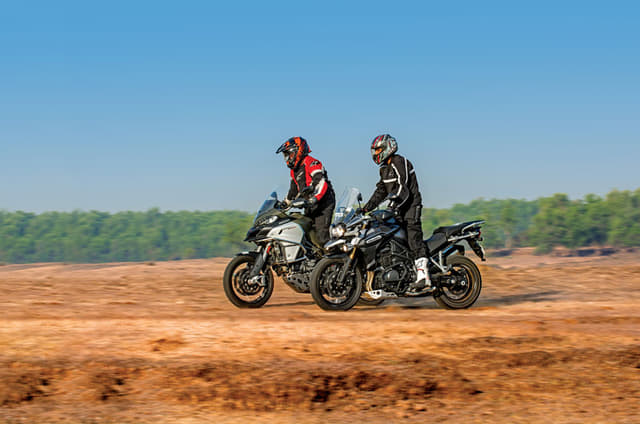 2017 Ducati Multistrada Enduro v Triumph Tiger Explorer XC comparison