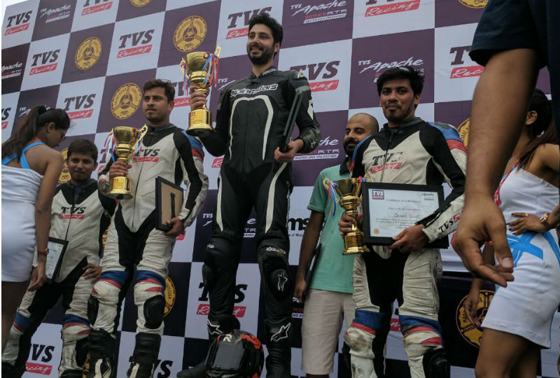Autocar&amp;#8217;s Rishaad Mody wins in TVS media race
