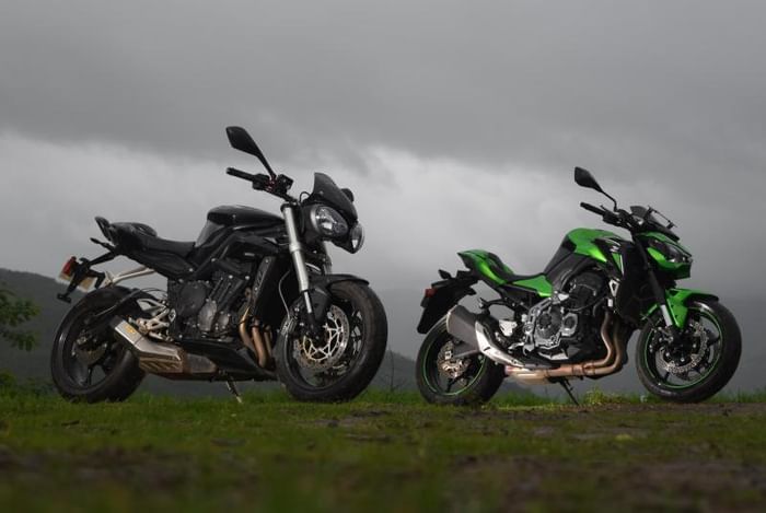 Triumph Street Triple S vs Kawasaki Z900 comparison