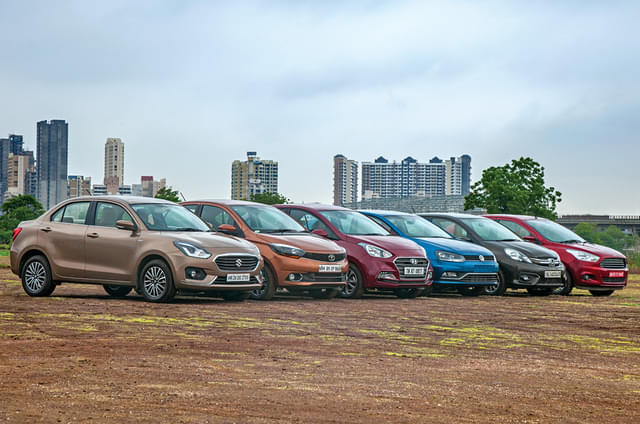 Dzire vs Tigor vs Xcent vs Ameo vs Amaze vs Aspire compar...