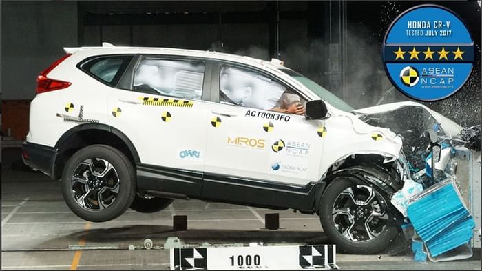 India-bound 2018 Honda CR-V gets 5-star ASEAN NCAP rating