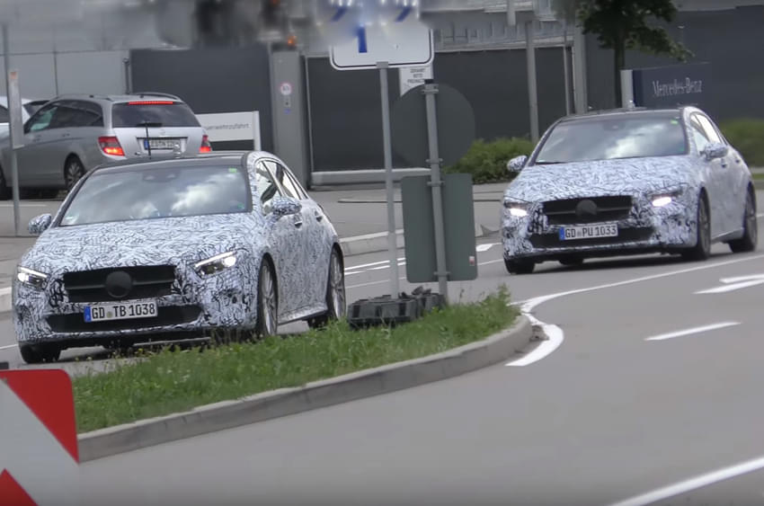 2018 Mercedes-Benz A-class spied testing