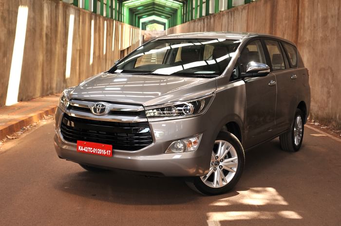 Toyota reintroduces 17-inch rims on Innova Crysta