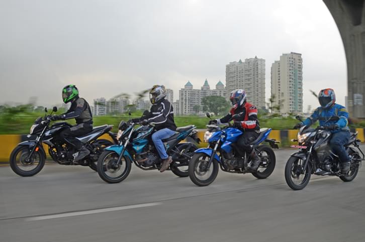 2017 Pulsar NS160 vs FZ-S FI vs Gixxer vs Hornet comparison 2017 Pulsar NS160 vs FZ-S FI vs Gixxer vs Hornet comparison