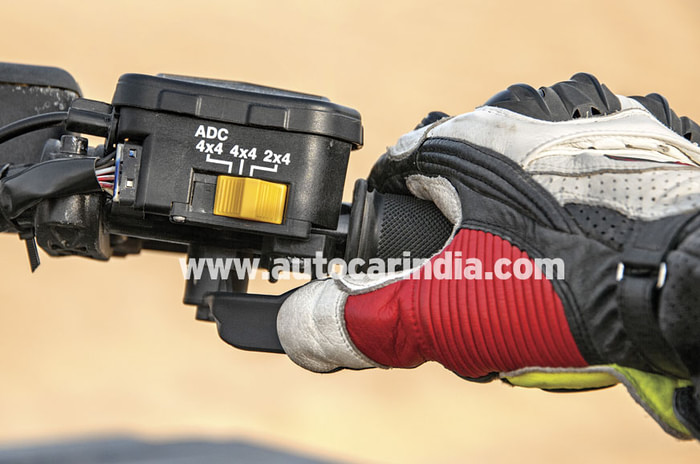 Dune-bashing in Jaisalmer with two 6x6s  