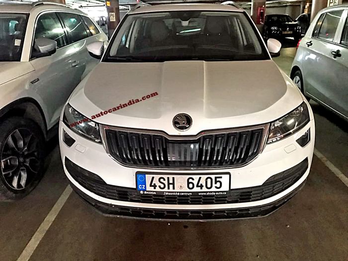 Skoda Karoq spied in India