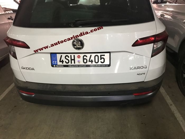 Skoda Karoq spied in India