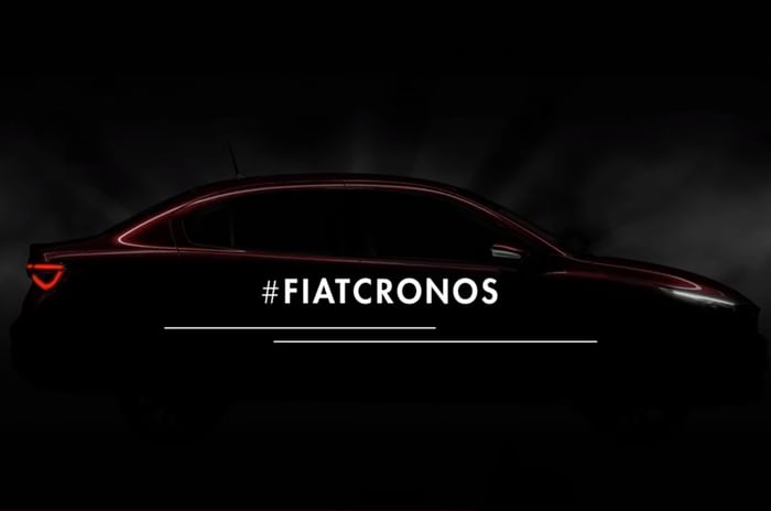 Fiat Cronos sedan teased ahead of January reveal