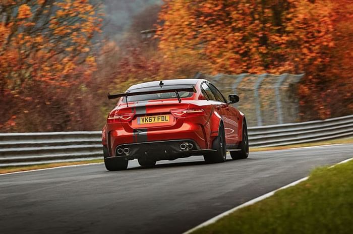 Jaguar sets a new four-door lap record at N&#252;rburgring