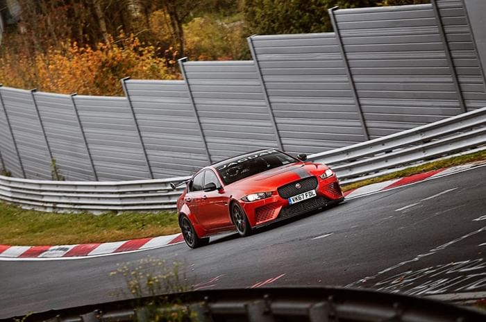 Jaguar sets a new four-door lap record at N&#252;rburgring