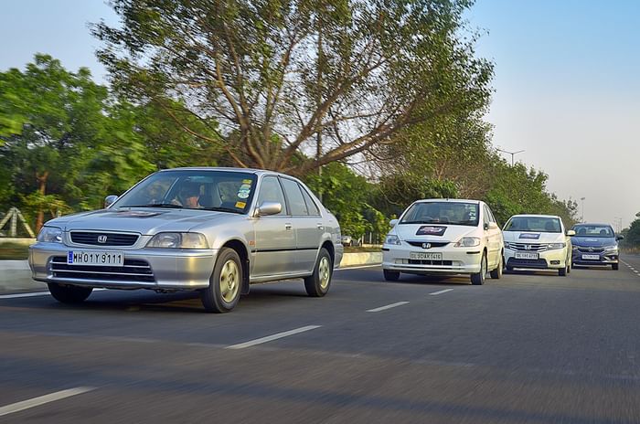 Honda City 20th Anniversary Celebration Drive flagged off