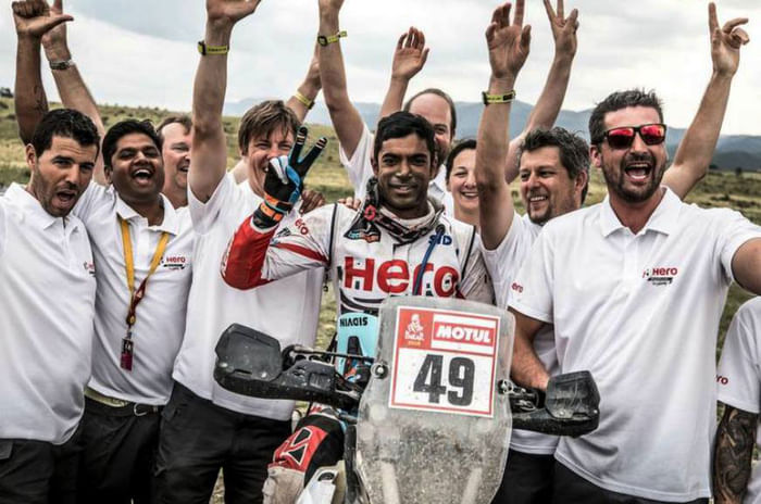 Hero and TVS finish Dakar 2018 on a high note