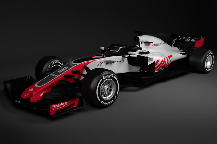 Haas reveals 2018 F1 car