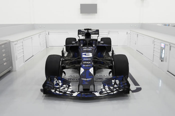 2018 Red Bull F1 car unveiled with temporary livery