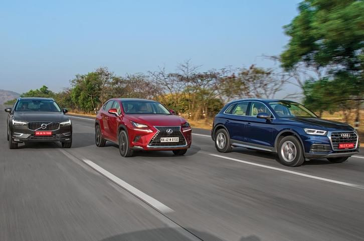 2018 Audi Q5 vs Lexus NX300h vs Volvo XC60 comparison 2018 Audi Q5 vs Lexus NX300h vs Volvo XC60 comparison