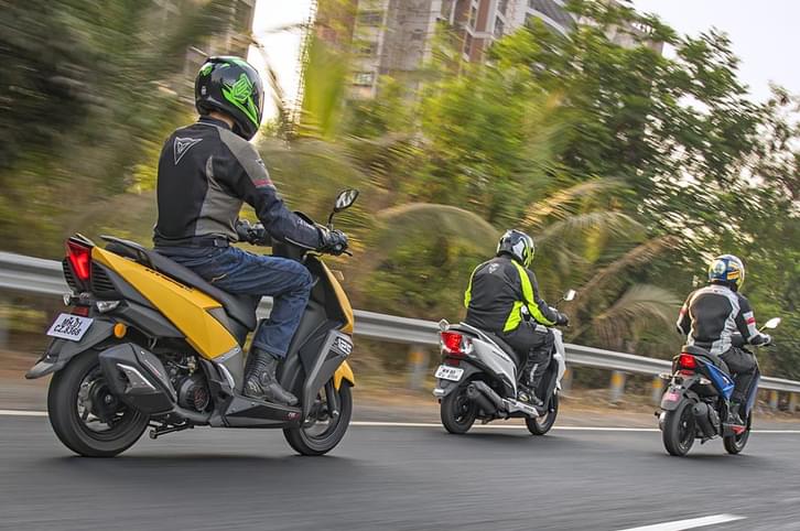 2018 Grazia vs Ntorq vs SR 125 comparison 2018 Grazia vs Ntorq vs SR 125 comparison