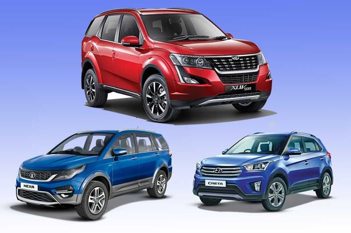 2018 Mahindra XUV500 vs rivals: Specifications comparison