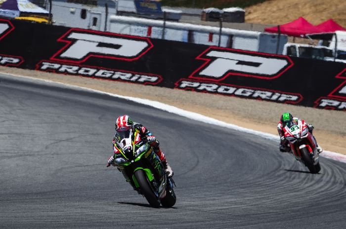 Jonathan Rea wins at Laguna Seca in WSBK