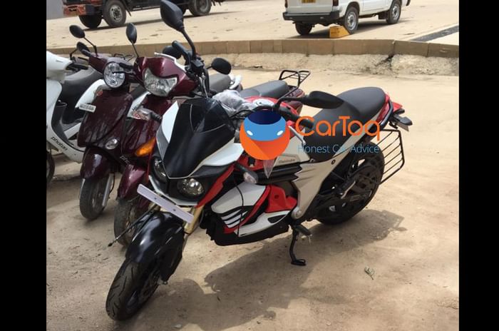 Mahindra Mojo electric caught testing