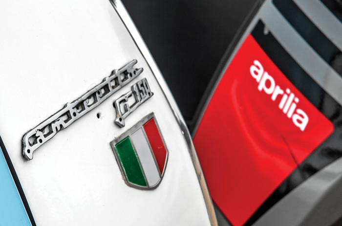 1962 Lambretta Li 150 and 2018 Aprilia SR 150