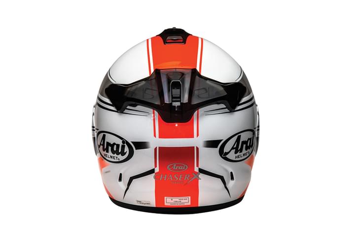 Arai Chaser-X Shaped Red helmet review Arai Chaser-X Shaped Red helmet review