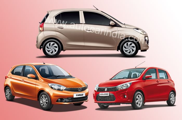2018 Hyundai Santro vs rivals: Specifications comparison