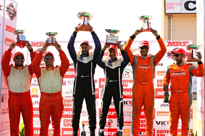 Karna Kadur, Nikhil Pai win 2018 Coffee Day India Rally