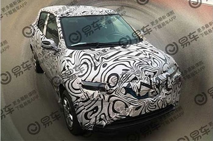 Renault Kwid EV spied testing