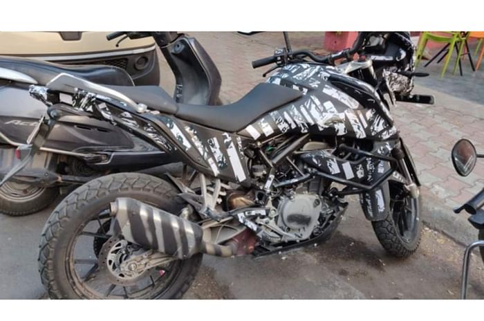 KTM 390 Adventure spied in India