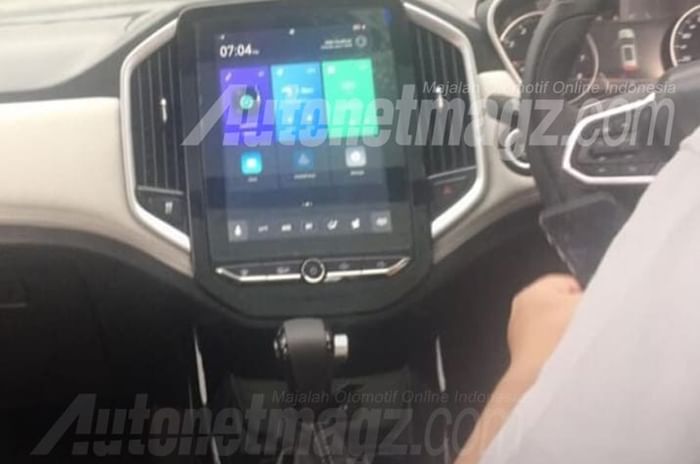 MG SUV for India to get a large vertical infotainment screen