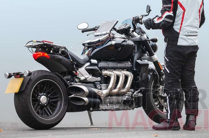 All-new Triumph Rocket III spotted without camouflage