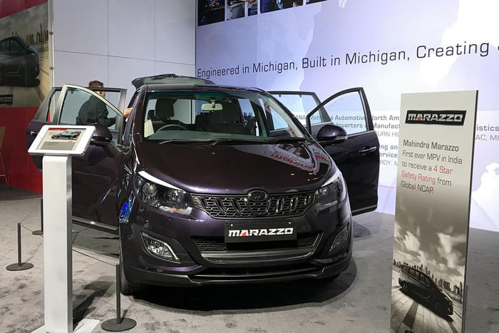 Mahindra Marazzo, Roxor showcased at Detroit