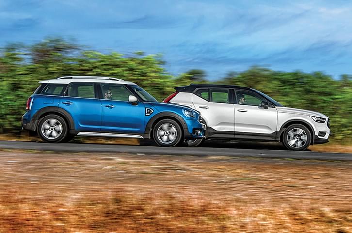 Mini Countryman vs Volvo XC40 comparison Mini Countryman vs Volvo XC40 comparison