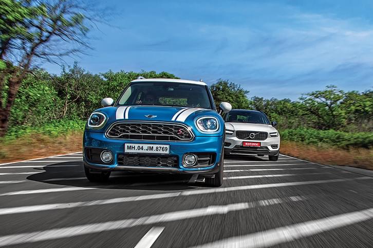 Mini Countryman vs Volvo XC40 comparison Mini Countryman vs Volvo XC40 comparison