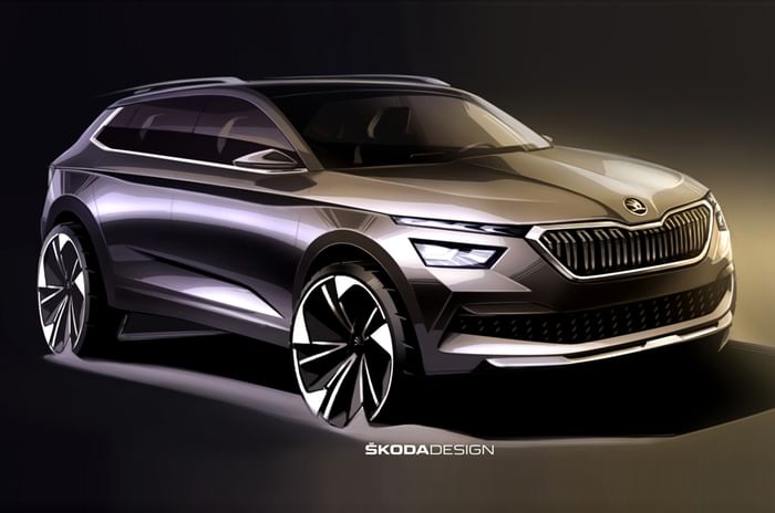 Skoda Kamiq teased before Geneva debut