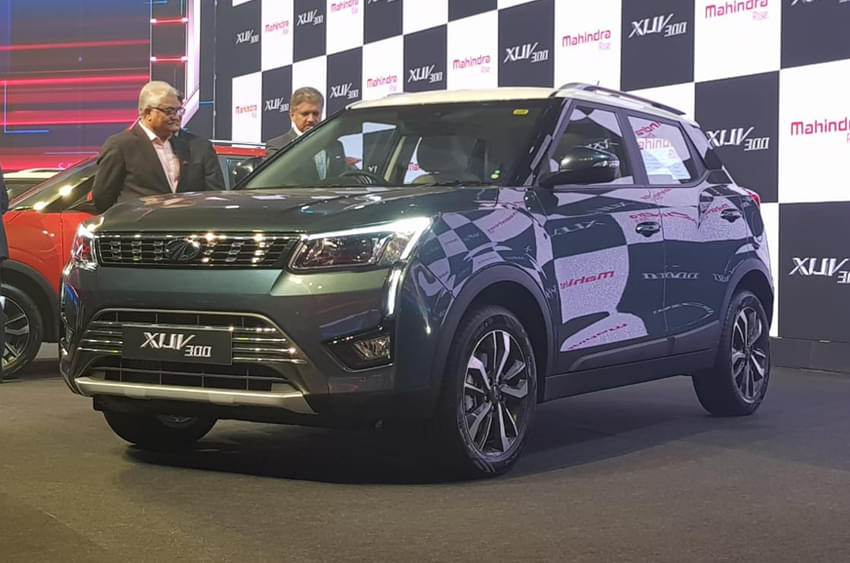Dr Pawan Goenka, MD, Mahindra & Mahindra driving the AMT-equipped XUV300.