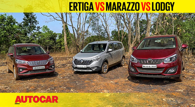 Ertiga vs Marazzo vs Lodgy comparison video
