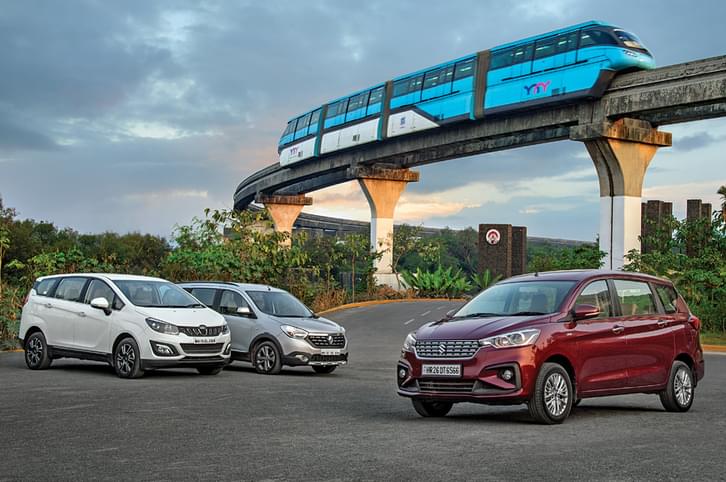 Maruti Suzuki Ertiga vs Mahindra Marazzo vs Renault Lodgy comparison Maruti Suzuki Ertiga vs Mahindra Marazzo vs Renault Lodgy comparison